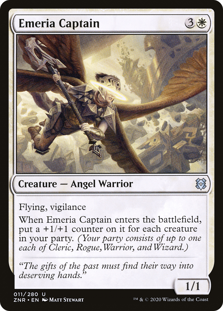 Capitaine Emeria (ZNR-011) - Zendikar Rising
