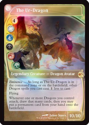 The Ur-Dragon (Retro Frame) (SLD-003) - Secret Lair Drop Series Foil