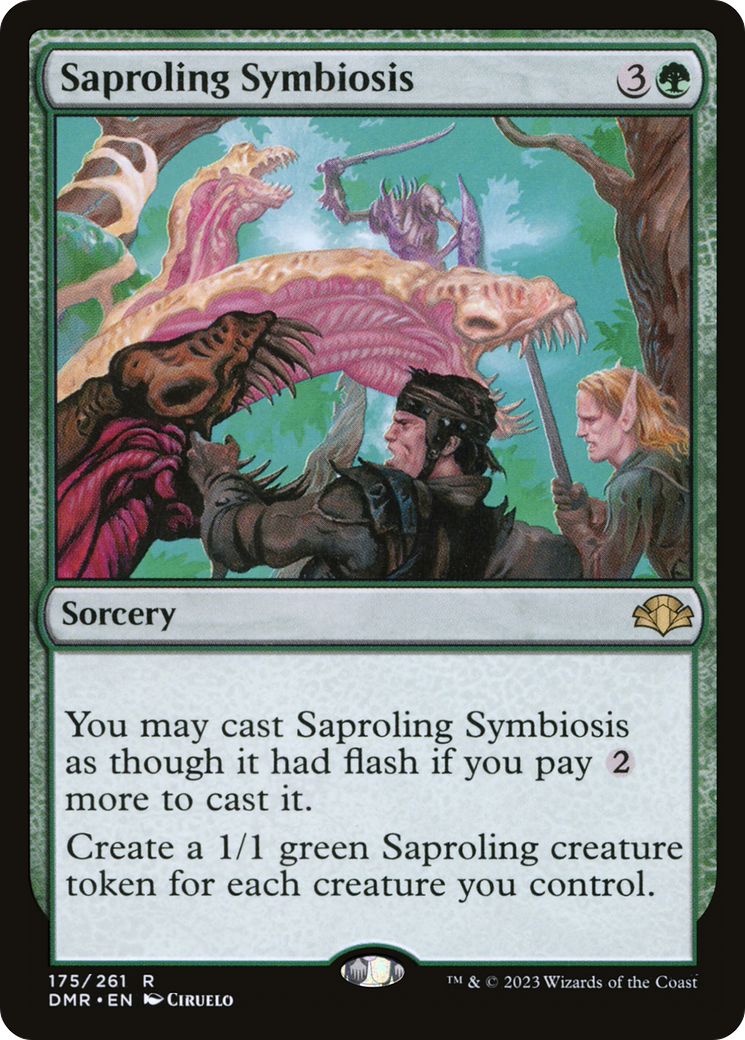 Saproling Symbiosis (DMR-175) - Dominaria Remastered Foil