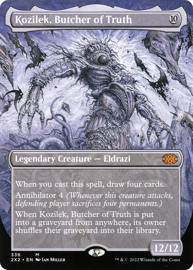 Kozilek, Butcher of Truth (Borderless) (2X2-336) - Double Masters 2022 (Borderless)