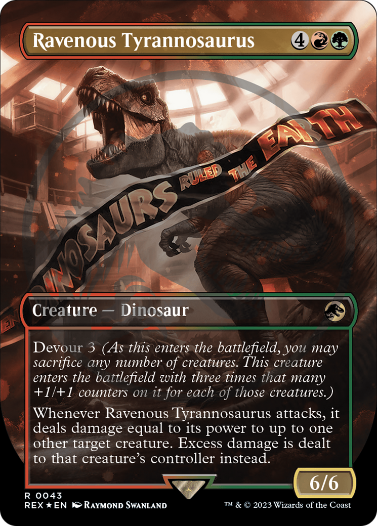 Tyrannosaure vorace (REX-043) - Collection Jurassic World (sans bordure)