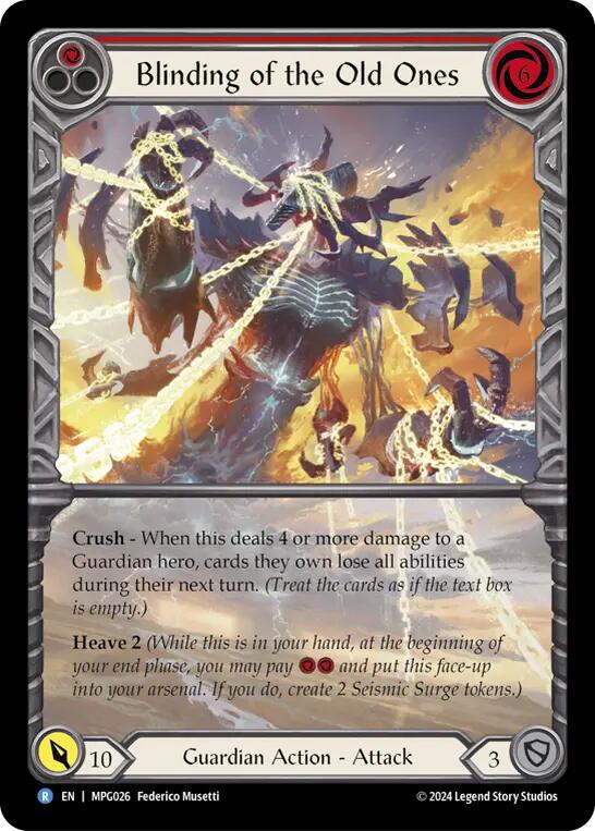 Blinding of the Old Ones (Extended Art)