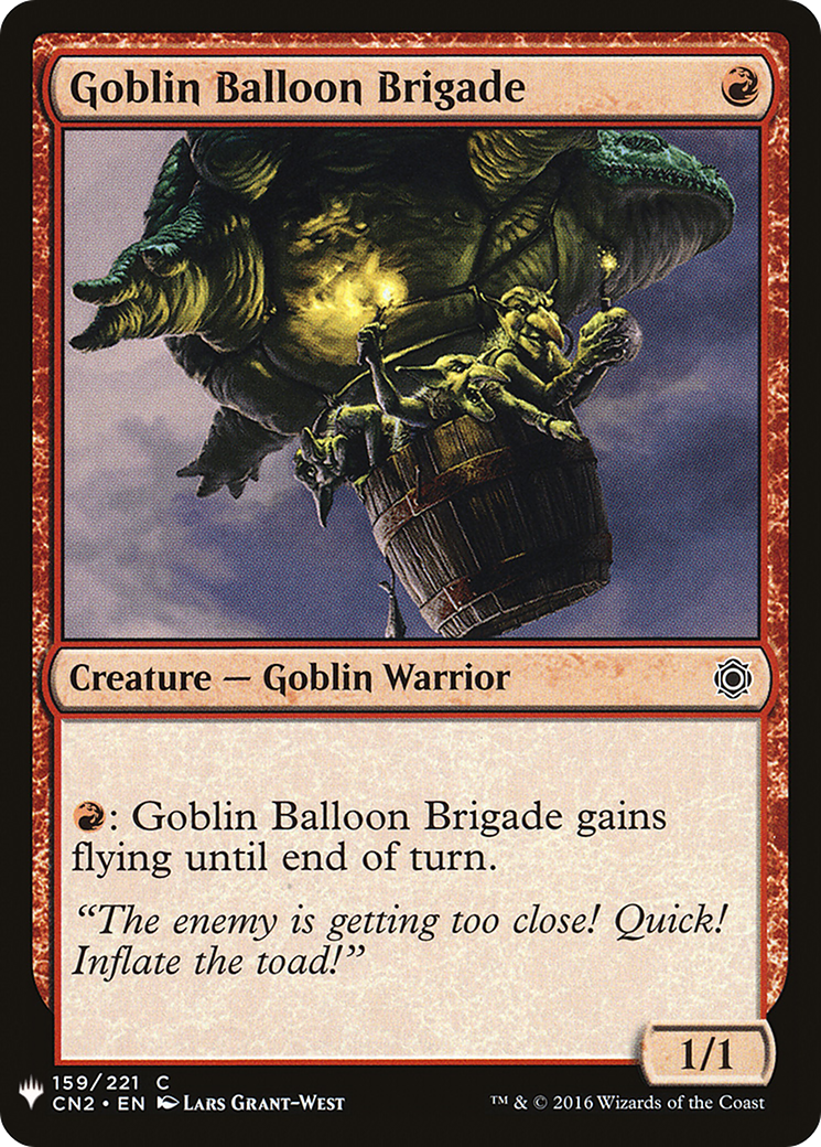 Goblin Balloon Brigade (LIST-159) - The List