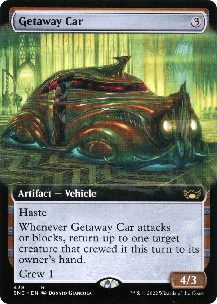 Getaway Car (Extended Art) (SNC-438) - Streets of New Capenna: (Extended Art) Foil