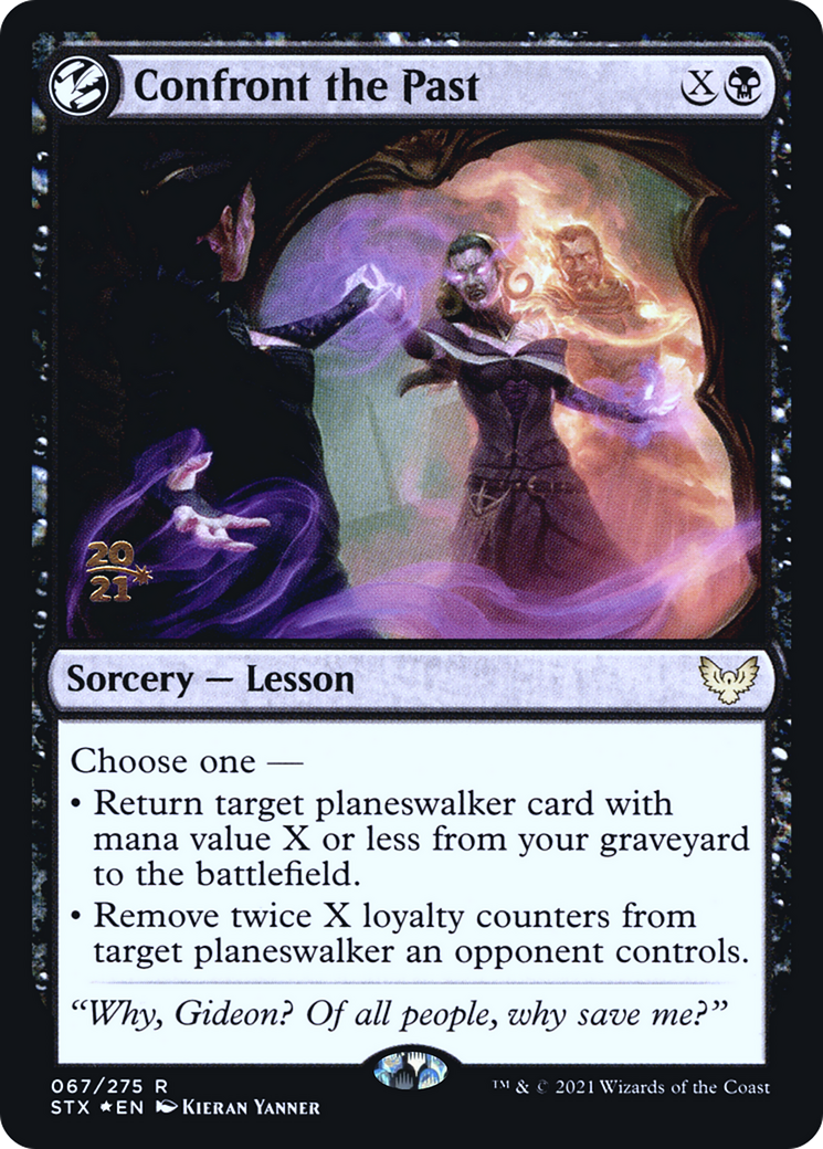 Confront the Past (PRE-067) - Strixhaven: School of Mages Promos: (lesson) Foil
