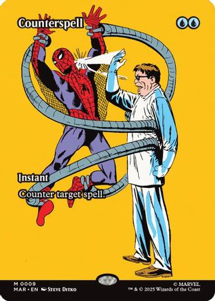 Counterspell (Borderless) (MAR-009) - Marvel Eternal-Legal Foil