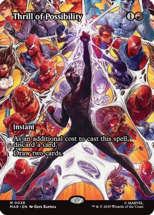 Thrill of Possibility (Borderless) (MAR-028) - Marvel Eternal-Legal Foil