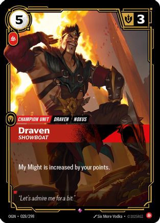 Draven - Showboat (028/298) - Origins