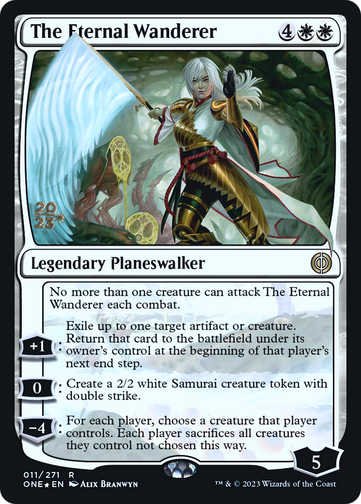 The Eternal Wanderer (PRE-11S) - Phyrexia: All Will Be One Promos Foil