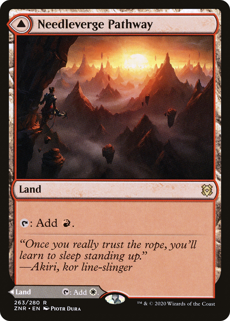 Chemin Needleverge // Chemin Pillarverge (ZNR-263) - Zendikar Rising Foil