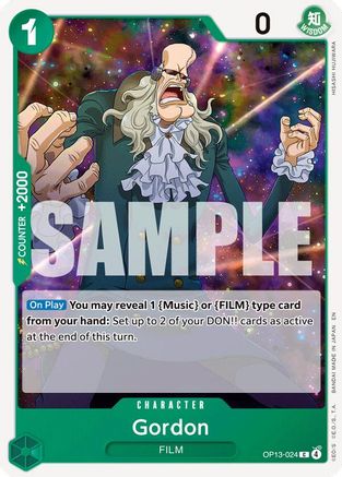 Gordon (OP13-024) - Carrying On His Will