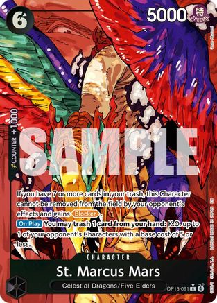 St. Marcus Mars (Alternate Art) (OP13-091) - Carrying On His Will Foil