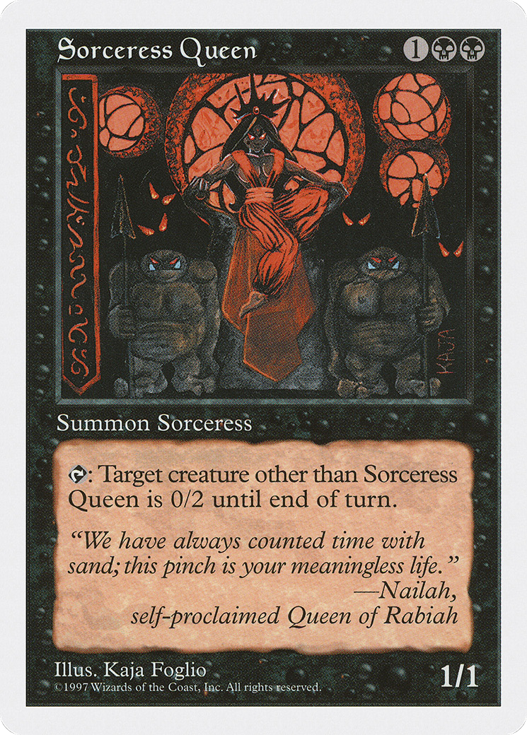 Sorceress Queen (5ED-194) - Fifth Edition