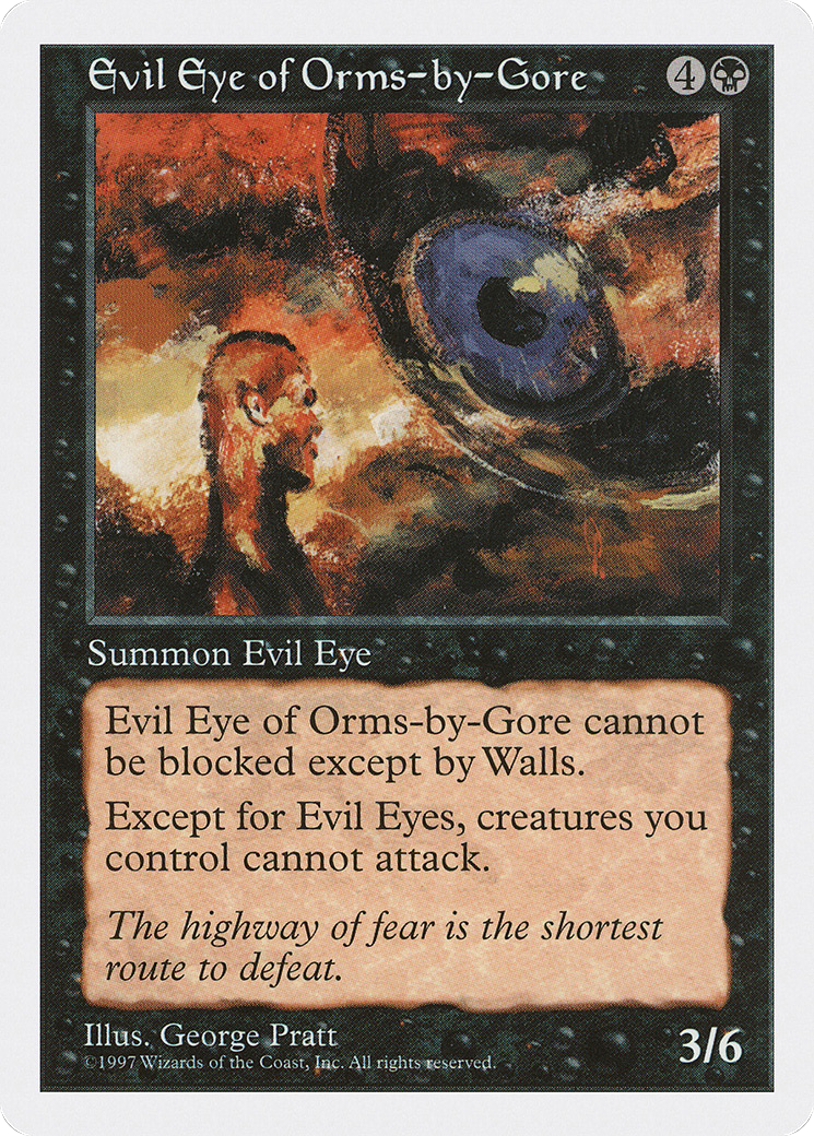 Evil Eye of Orms-by-Gore (5ED-) - Fifth Edition