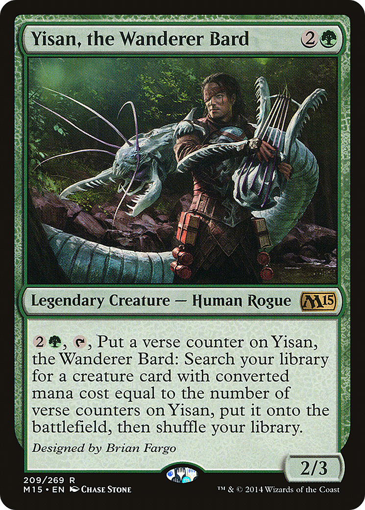 Yisan, the Wanderer Bard (M15-209) - Magic 2015