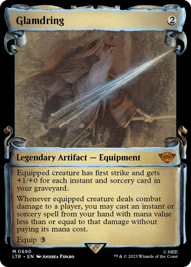 Glamdring (Showcase Scrolls) (LTR-690) - The Lord of the Rings: Tales of Middle-earth: (Showcase) Foil