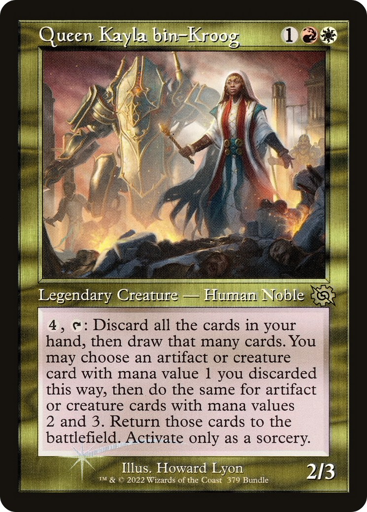 Queen Kayla bin-Kroog (Retro Frame) (BRO Bundle) (UMP-379) - The Brothers' War Foil