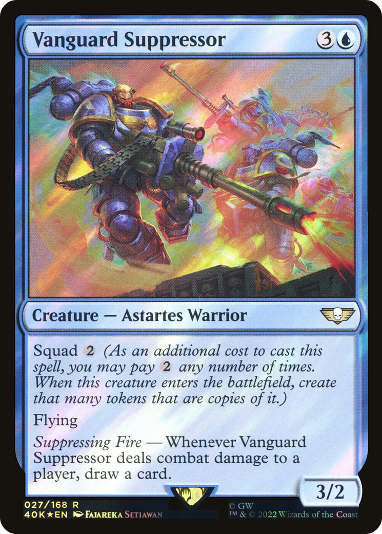 Vanguard Suppressor (Surge Foil) (40K-027) - Warhammer 40,000 Commander Foil