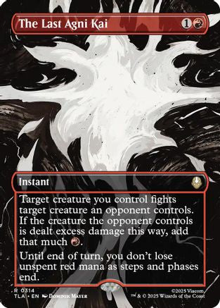 The Last Agni Kai (Borderless) (TLA-314) - Avatar: The Last Airbender