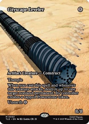 Cityscape Leveler (Borderless) (TLE-053) - Avatar: The Last Airbender: Eternal-Legal