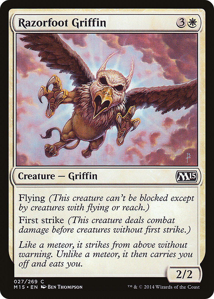 Griffon aux pieds de rasoir (M15-027) - Magic 2015 Foil