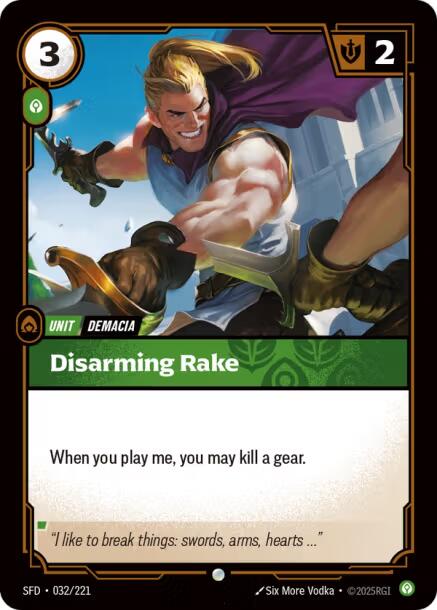 Disarming Strike