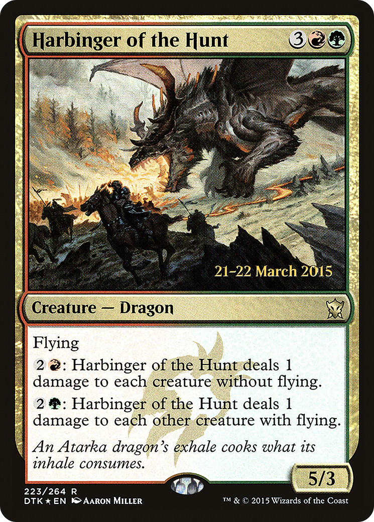 Héraut de la Chasse (PDTK-223S) - Dragons de Tarkir Promos Foil