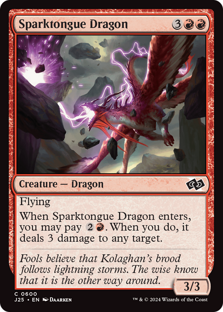 Sparktongue Dragon (J25-600) - Foundations Jumpstart