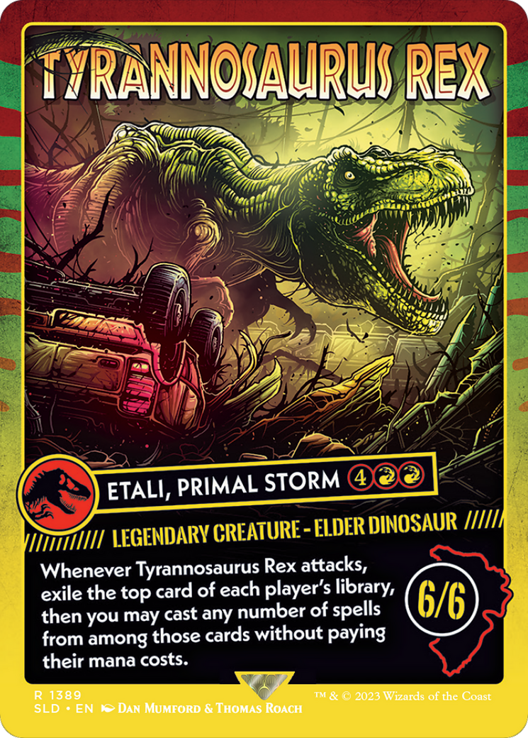 Etali, Tempête primordiale (SLD-1389) - Secret Lair Drop / Tyrannosaurus Rex (sans bordure)