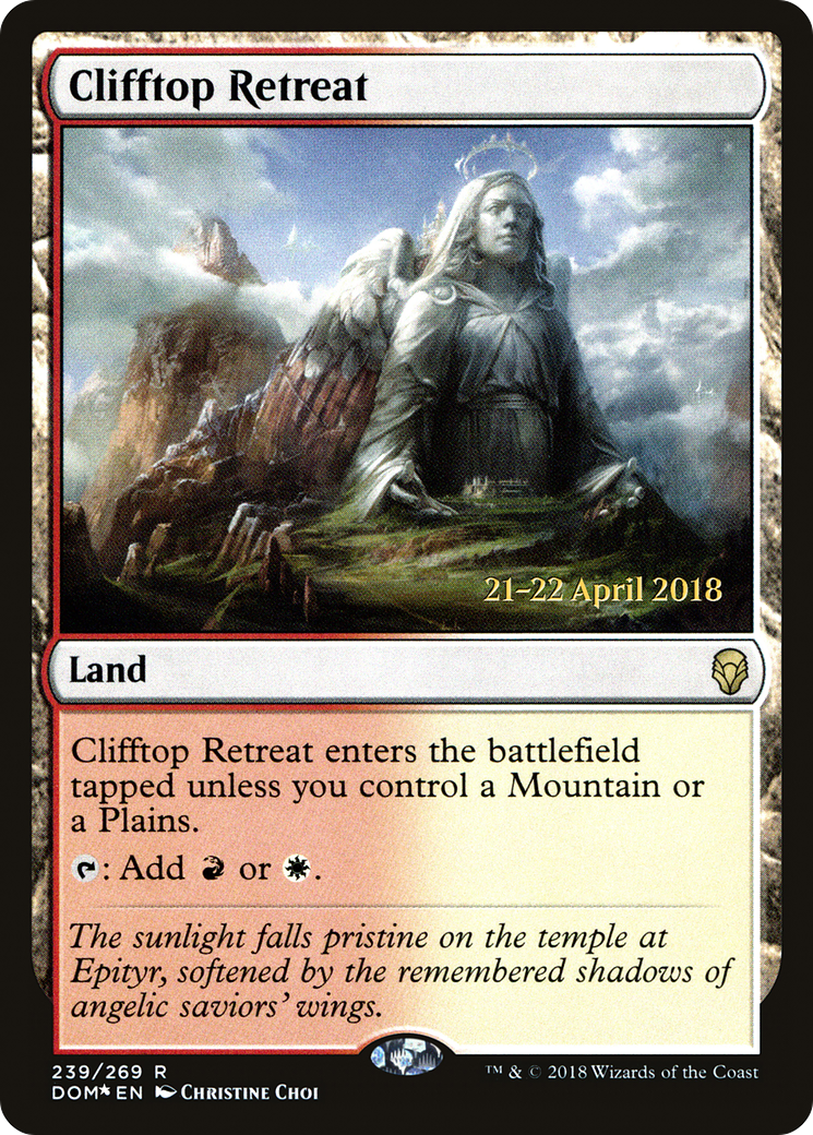 Retraite au sommet d'une falaise (PDOM-239S) - Dominaria Promos Foil