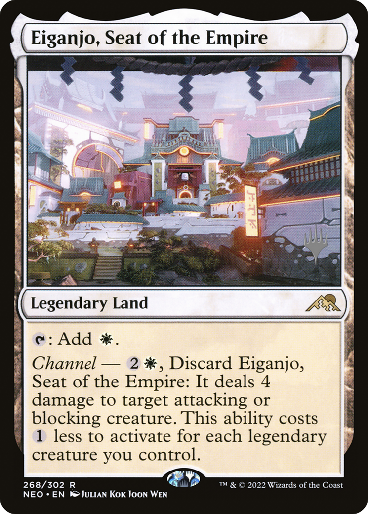 Eiganjo, Siège de l'Empire (PNEO-268P) - Kamigawa : Neon Dynasty Promos Foil
