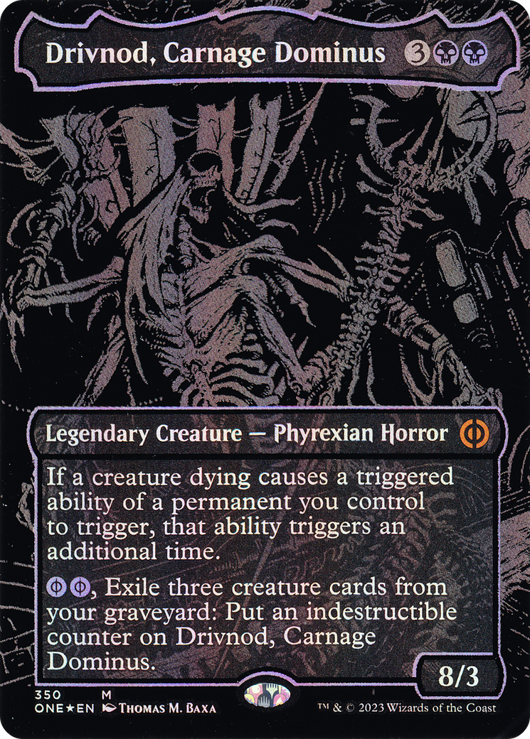 Drivnod, Carnage Dominus (ONE-350) - Phyrexia : Tous ne feront qu'un (Borderless) Foil