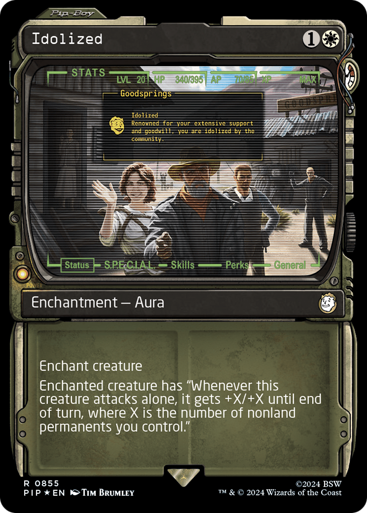 Idolized (PIP-855) - Fallout : (Vitrine) Feuille
