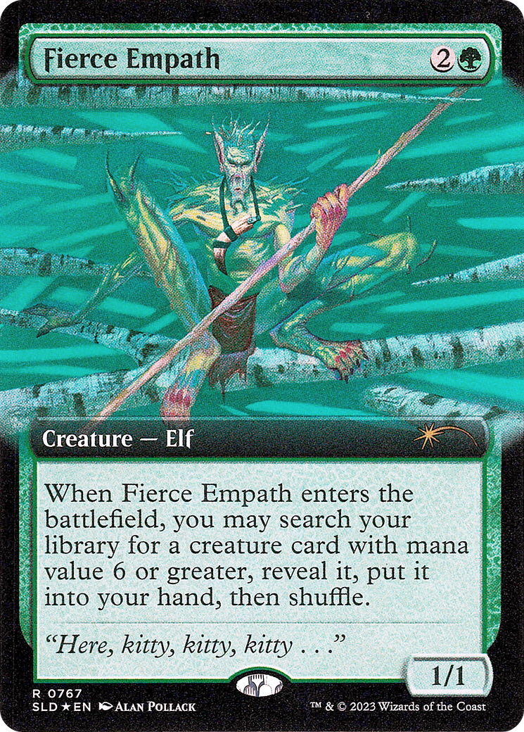 Fierce Empath (Extended Art) (SLD-767) - Secret Lair Drop: (Extended Art) Foil