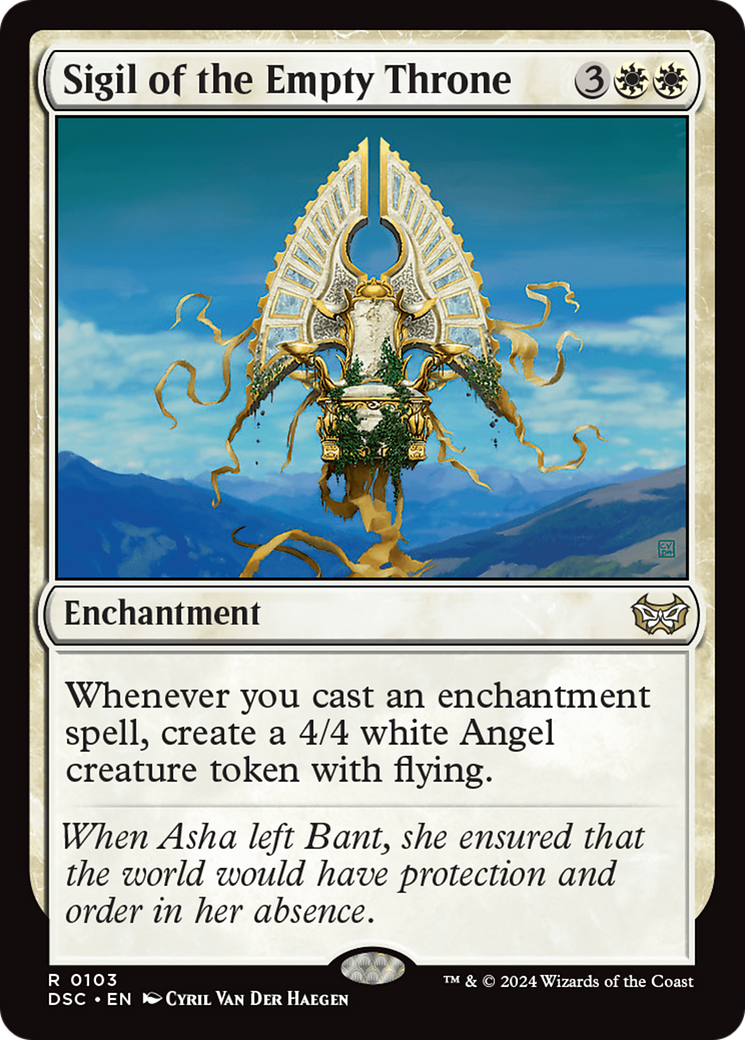 Sceau du Trône Vide (DSC-103) - Duskmourn : Commandant de la Maison de l'Horreur