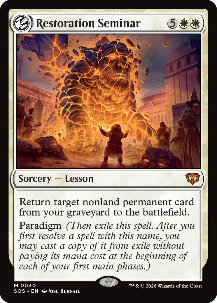 Restoration Seminar