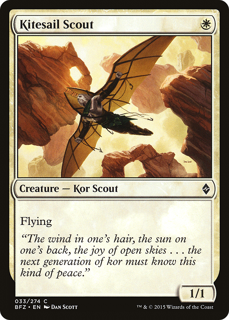 Kitesail Scout (BFZ-033) - Bataille pour Zendikar