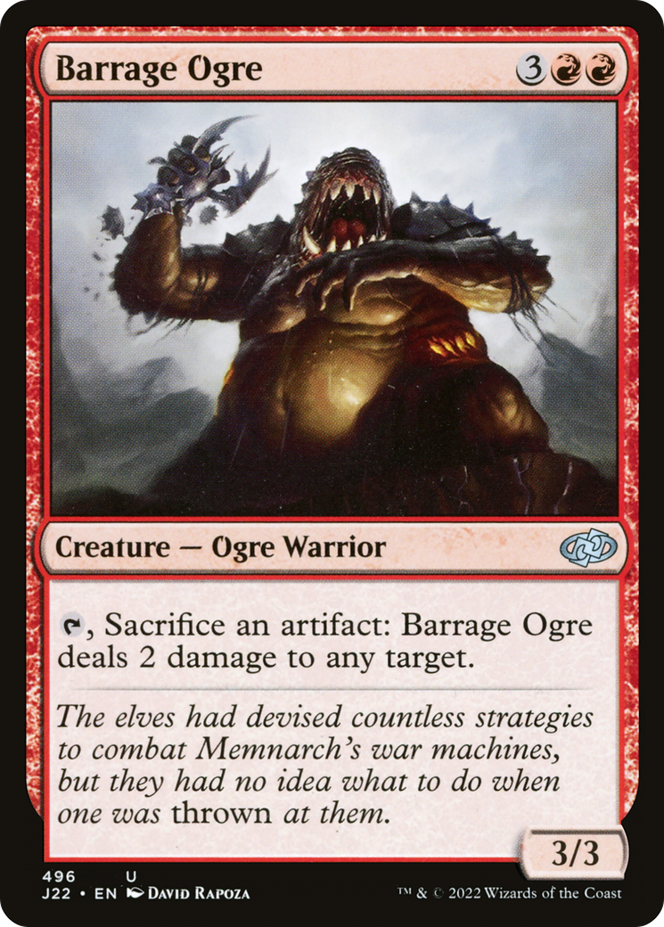 Barrage Ogre (J22-496) - Jumpstart 2022