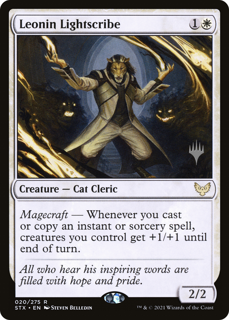 Leonin Lightscribe (PPSTX-020) - Strixhaven: School of Mages Promos Foil