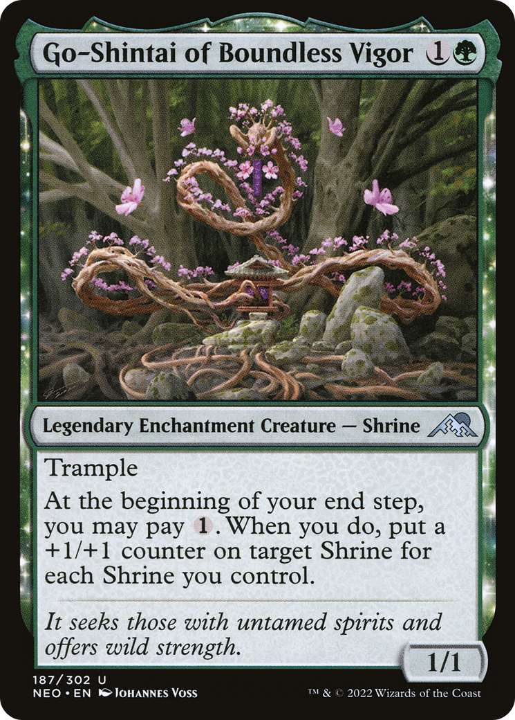 Go-Shintai à la vigueur infinie (NEO-187) - Kamigawa : Neon Dynasty Foil