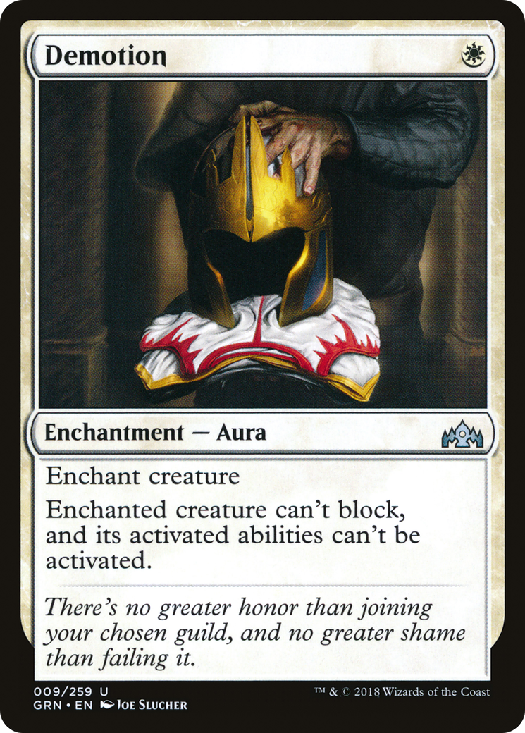 Rétrogradation (GRN-009) - Guildes de Ravnica Foil