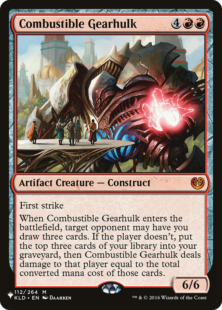 Combustible Gearhulk (LIST-112/264) - The List