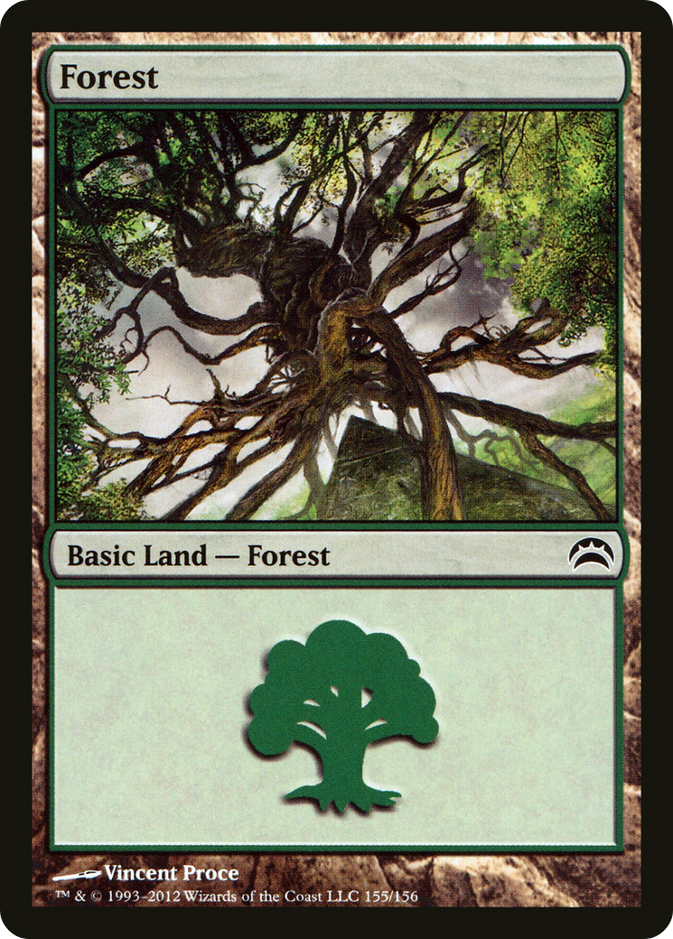 Forest (155) (PC2-155) - Planechase 2012 Foil