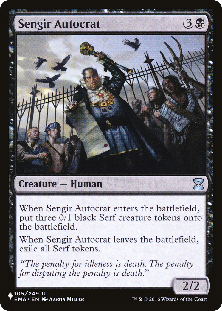 Sengir Autocrat (LIST-EMA-105) - The List