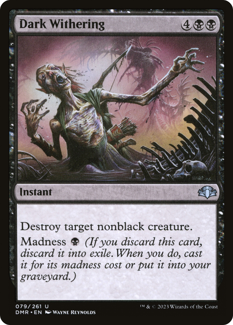 Dark Withering (DMR-079) - Dominaria Remastered Foil