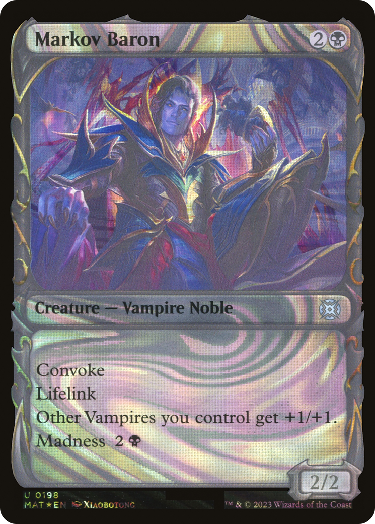 Markov Baron (Halo Foil) (MAT-198) - March of the Machine: The Aftermath: (Showcase) Foil