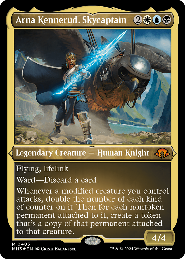 Arna Kennerüd, Skycaptain (MH3-485) - Modern Horizons 3 - Feuille gravée