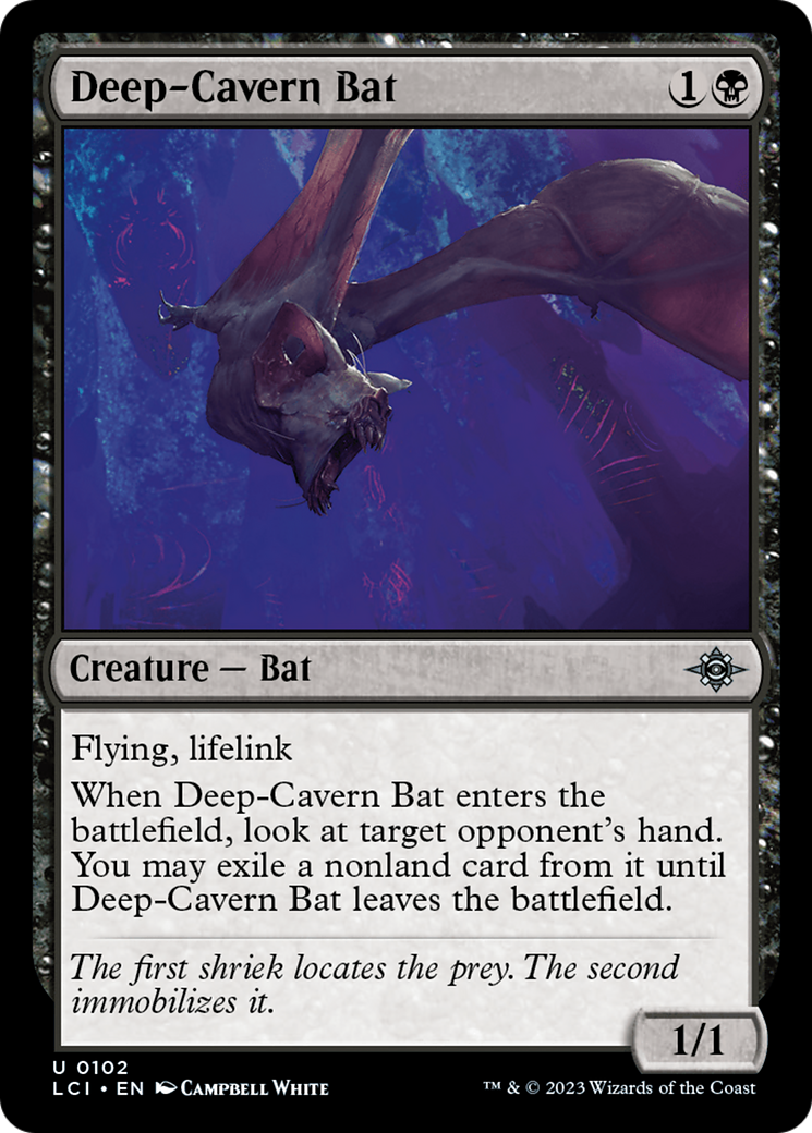 Chauve-souris des cavernes profondes (LCI-102) - Les cavernes perdues d'Ixalan