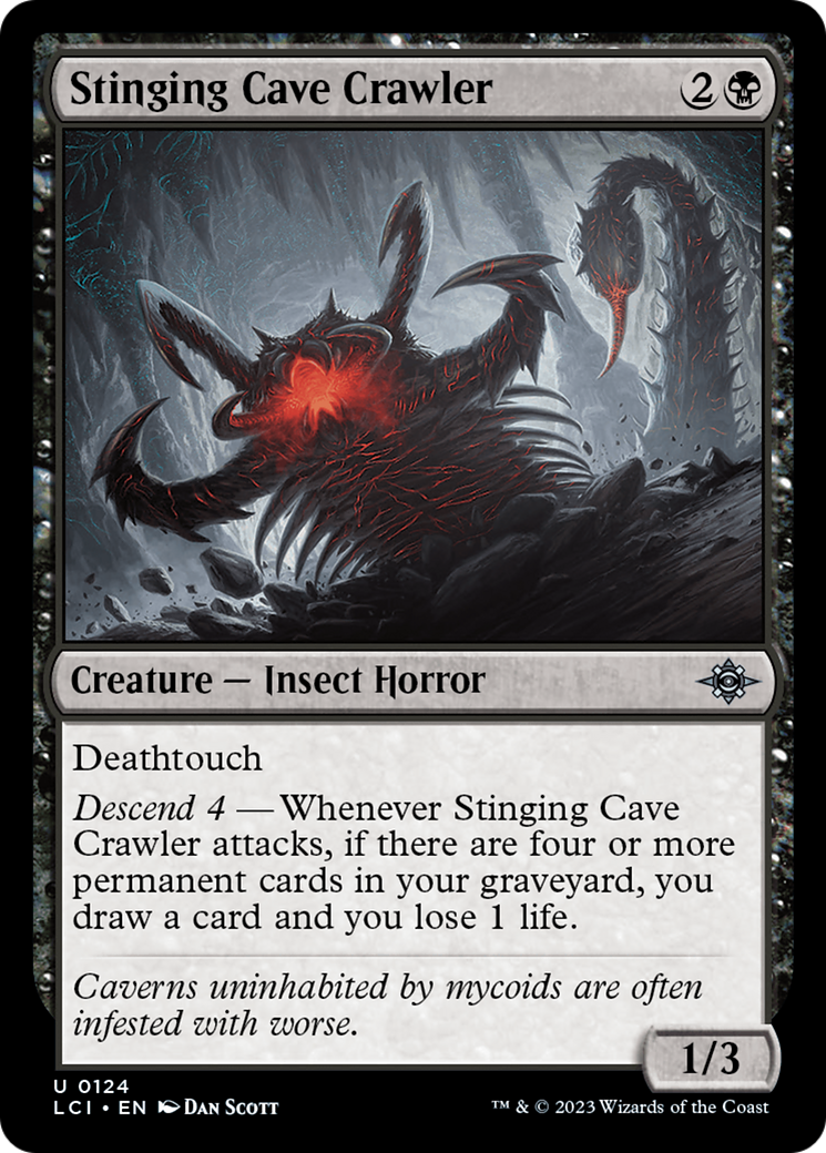 Stinging Cave Crawler (LCI-124) - Les Cavernes Perdues d'Ixalan (feuille)