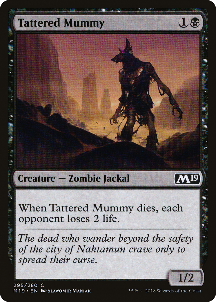 Tattered Mummy (M19-295) - Core Set 2019
